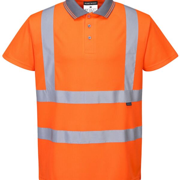 Hi-vis polo shirt (S477/RT22) Thumbnail